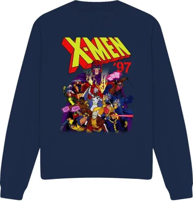 Productafbeelding van Marvel - "X-Men 97" sweatshirt voor heren/dames, uni model, TV4113 (maat M) (marineblauw)