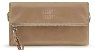 Produktbild von Miu Miu Clutch aus Kalbsleder in Beige 5MT0482A44_F0770