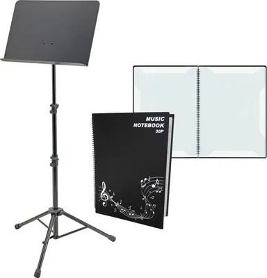 Produktbild von K&M 11870 Orchester-Notenpult mit Notenmappe DIN A3