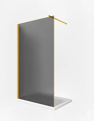 Immagine prodotto di Glaswerk Westfalen- LiLy 100x200cm Schermo doccia grigio vetro oro