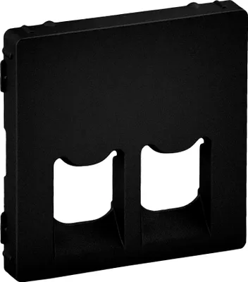 Productafbeelding van Legrand Afdekplaat RJ11/RJ45, 2-voudig, wit (756422 VALENA LIFE)