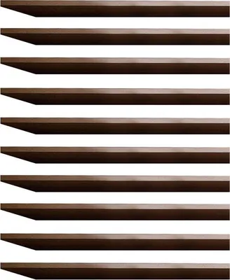 Produktbild von Famanu Regalbretter für Kleiderschränke - Braun - 66 x 1 x 30 cm