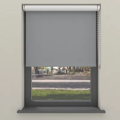Produktbild von Cocoon Home Rollo Klemmfix ohne Bohren 160x190 - Verdunkelnd - Grau