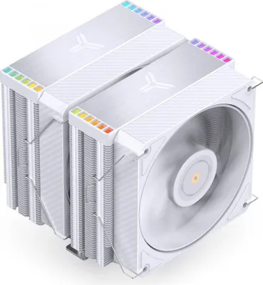 Image de Jonsbo HX6280 Refroidisseur CPU PWM RGB Blanc Dual-Tower