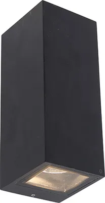 Produktbild von Moderne Wandleuchte Schwarz GU10 AR70 IP54 Baleno II