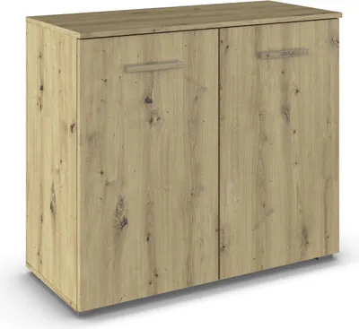 Produktbild von Kommode >Mosbach< in Eiche Artisan, Holzwerkstoff - 80x81x42cm (BxHxT)
