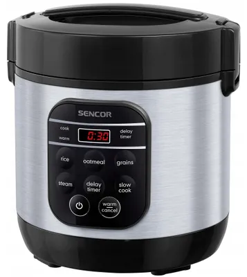 Produktbild von Reiskocher Topf Sencor Srm0650s 5 Betriebsmodi Temperaturregelung Silber
