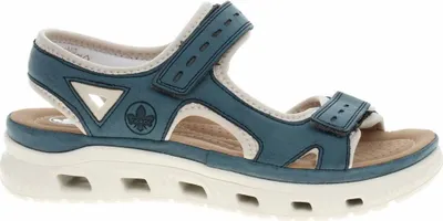 Produktbild von Rieker Damenschuhe Sandalen Sandale Blau Freizeit, Schuhgröße:39 EU