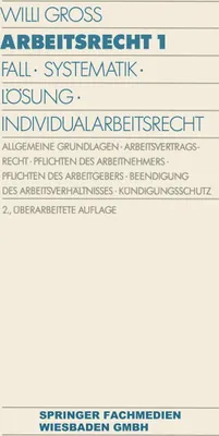 Produktbild von Arbeitsrecht 1
