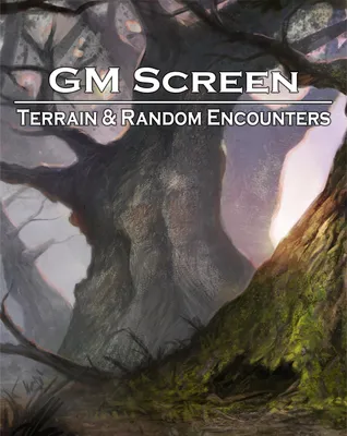Zdjęcie produktu dla GM Screen Terrain & Random Encounters - Akcesoria do gier RPG - Edycja ENG
