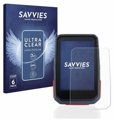 Produktbild von 6x Für Sigma ROX 4.0 Schutzfolie Savvies Displayschutz Display Schutz Folie Klar Transparent