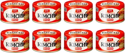 Produktbild von 8x 160g DONGWON Koreanisches Kimchi YangBan | eingelegter Chinakohl, fermentiert