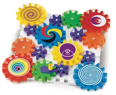 Obrázek produktu pro Quercetti - Georello Kaleido Gears, převodová stavebnice