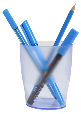 Produktbild von Exacompta STIFTEKÖCHER ECOPEN, Blau, Polystyrol (PS), 80 mm, 80 mm, 95 mm, 44 g