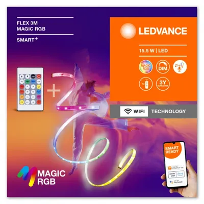 Zdjęcie produktu dla Smart Wifi Flex 3M Mgc Rgb Rc Ledv