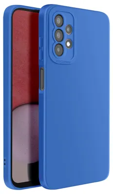 Produktbild von Avizar, Samsung Galaxy A04s Silikonhülle mit verstärktem Kameraschutz, Blau
