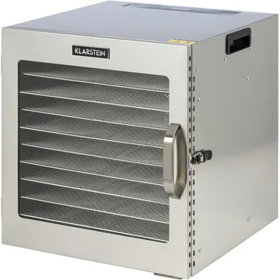 Obrázek produktu pro Klarstein Captain Jerky 110, 1000 W, 30-90°C, 24h časovač, 10 slotů, stříbrná