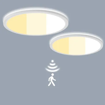 Obrázok produktu pre LED stropné svietidlo s radarovým senzorom pohybu, 18W, 2000 lúmenov