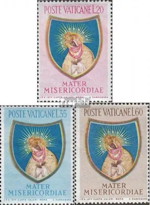 Produktbild von Briefmarken Vatikanstadt 1954 Mi 227-229 (kompl.Ausg.) postfrisch Marianisches Jahr