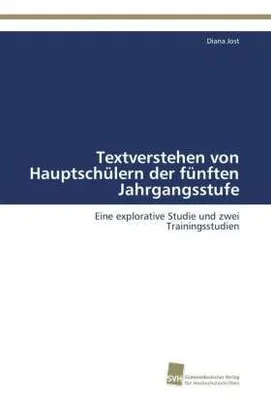 Produktbild von Textverstehen von Hauptschülern der fünften Jahrgangsstufe