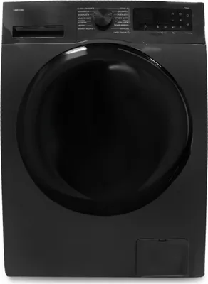 Produktbild von Samsung 9+6 kg WD5000D Waschtrockner, /A (-10%) mit AI Ecobubble und AI Energy Mode, Frontlader, Freistehend, Schwarz, Links, Schwarz, Schwarz