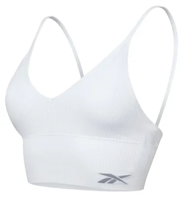 Zdjęcie produktu dla Reebok Damski top sportowy bez rękawów z siateczką | Lekkie wsparcie, bezszwowy biustonosz