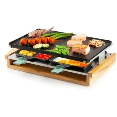 Obrázek produktu pro Raclette gril - bambusový - DOMO DO9246G