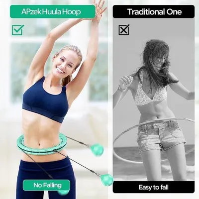 Produktbild von Famanu Hoola Hoop Fitness Verstellbar - Grün