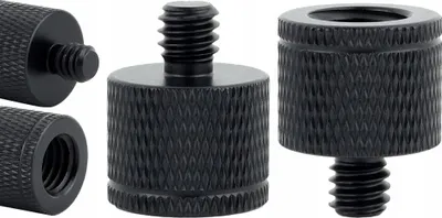 Produktbild von Adapter Reduzierhülse 1/4"" auf M10 Stativ schwarz Lampenstativ 20 mm