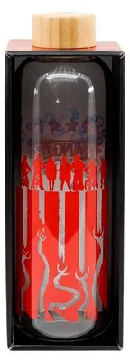 Produktbild von STOR Butelka Wody 1030ml Stranger Things - Premium Szkło, Ekologiczna, Do Użytku Codziennego