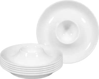 Produktbild von Seltmann Weiden Rondo/Liane Weiß Eierbecher mit Ablage 6er Set