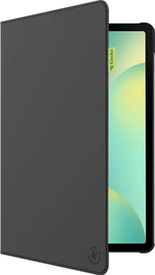 Produktbild von Gecko Covers - Tablet Hülle / Cover aus Kaktusschale geeignet für Samsung Galaxy Tab S9 / S9 FE / S10 FE / S10 Lite - Schlaf/Wach Funktion - Schwarz