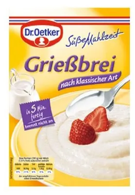 Immagine prodotto di Porridge di semolino Dr Oetker Sweet Meal 2 confezioni.