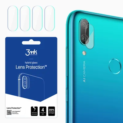 Produktbild von 3mk Hybridglas Lens Protection für Huawei Y7 2019 Kamera Objektiv Kameralinse 0,16mm 6H (4 Stück)