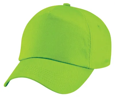 Immagine prodotto di Beechfield - Cappellino "Original" a 5 pannelli per bambini FK1379 (taglia unica) (lime)