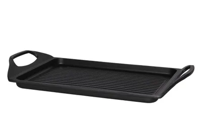 Produktbild von Maku Aluminium Grillpfanne, Grillplatte, 45 x 27 cm, Antihaftbeschichtung, für Induktion- Gas- Elektro- und Ceran-Kochfelder