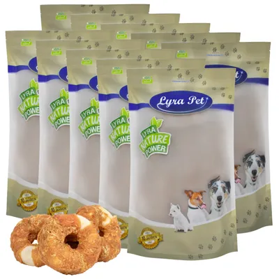 Produktbild von 10 kg Lyra Pet® Kauringe mit Hühnerbruststreifen