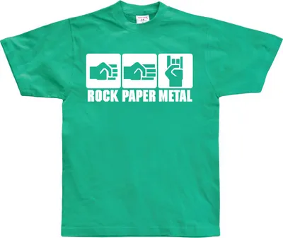 Produktbild von Rock-Paper-Metal - Small - Green
