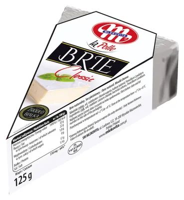Zdjęcie produktu dla Mlekovita Ser pleśniowy La Polle Brie Classic bez GMO 125g