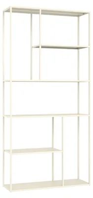 Produktbild von Metallregal 189 cm weiß LAUREEN