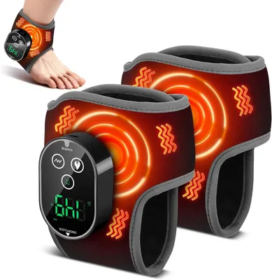 Produktbild von 2 Stück Fußmassagegerät Füsse ropathie, Fussmassagegerät Elektrisch , 3 In 1 Elektrische Fussmassageräte, Tragbares Massagegerät Knöchel USB Wiederauf