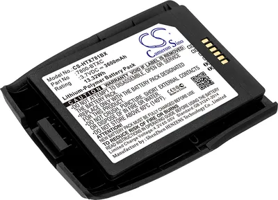 Produktbild von TECHTEK Akku Kompatibel mit [Dolphin] 7800, für [Honeywell] Dolphin 7800 Ersetzt 7800-BTXC, für 7800-BTXC-1