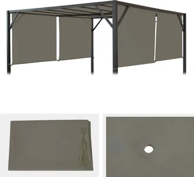 Produktbild von Wymienne poszycie do pergoli dachowej Baia 3x3m ~ Taupe