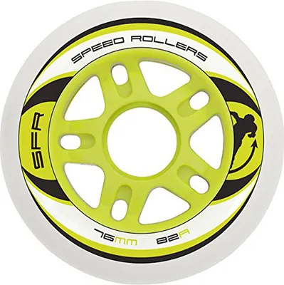 Produktbild von SFR Skaterollen 72 / 76 / 80 x 24 mm gelb
