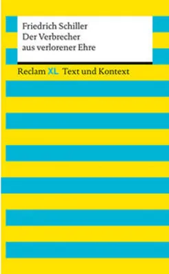 Image de Der Verbrecher aus verlorener Ehre. Textausgabe mit Kommentar und Materialien