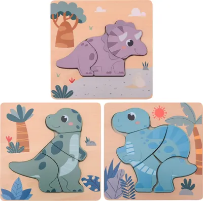 Produktbild von Puzzle Dino Mix 1 Stk. / Joueco