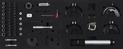 Produktbild von KS Tools  MODULO Systemeinlagen-Satz für Stossdämpfer, 61-tlg, 440.9061