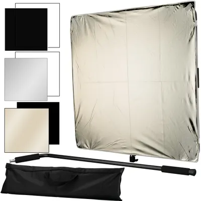 Produktbild von Bresser - F004339 - BR-DP1000, 6-in-1 Reflektor-/Diffusorplatte, 100x100 cm