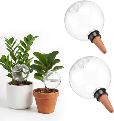 Produktbild von Garten- & Gewächshaus-Zubehör Bewässerungskugeln für Pflanzen, 500 ml, automatische Pflanzenbewässerung, Wasserspender zum Pflanzen, selbstbewässernd,