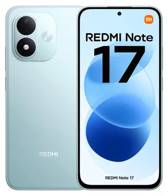 Zdjęcie produktu dla Xiaomi Redmi Note 17 4G, 6GB pamięci RAM, 256GB pamięci wewnętrznej, kolor niebieski (Sky Teal), Dual-SIM